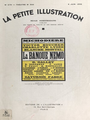 cover image of La banque Nemo
